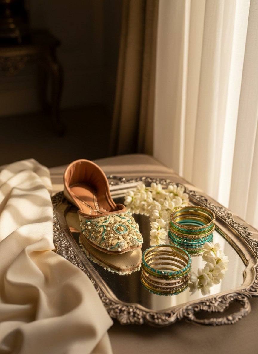 Qila - Beige Jutti