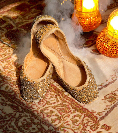 gold Indian Shoes