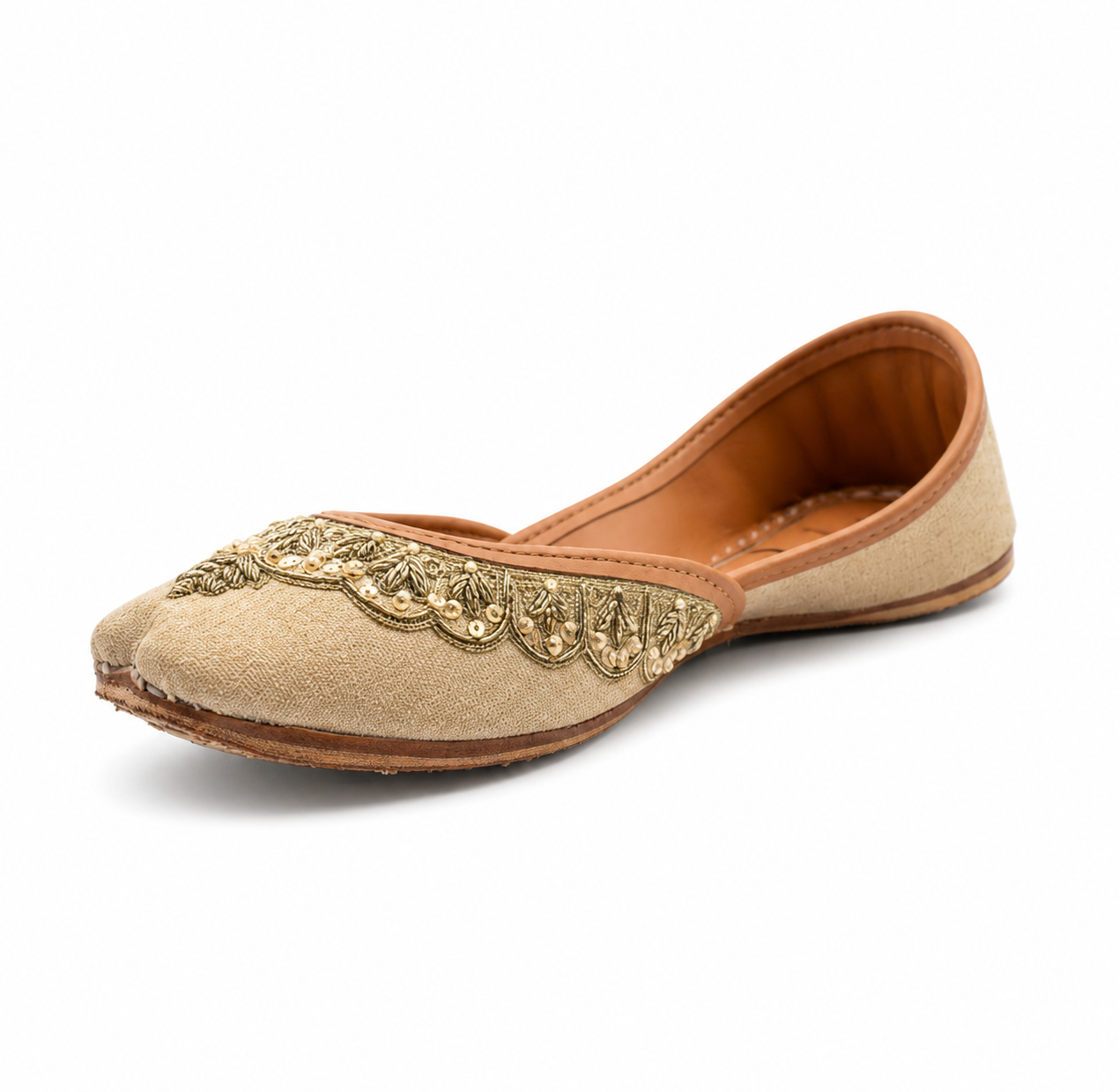 Naaz - Beige Jutti