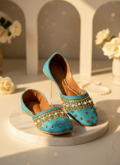 Heer - Blue Jutti