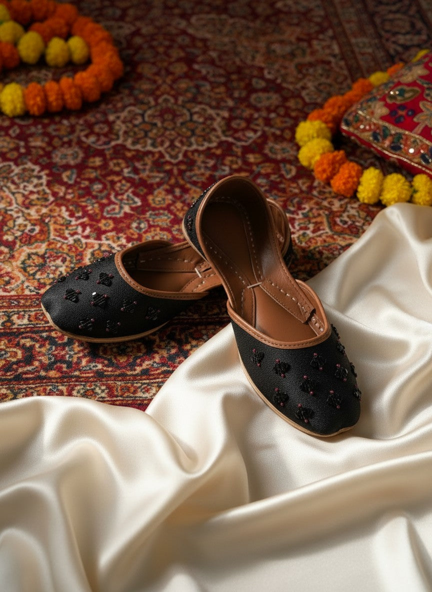 Nawabi - Black Jutti