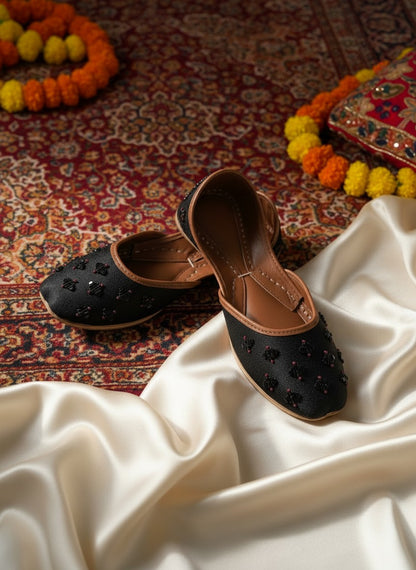 Nawabi - Black Jutti