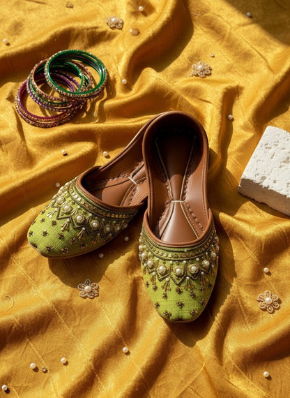 Heer - Green Jutti